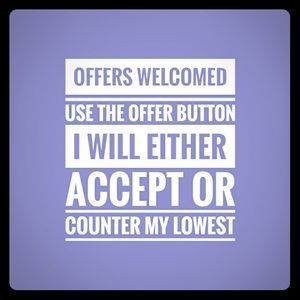 All reasonable offers accepted 🎋